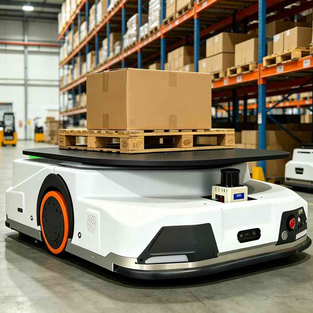 Autonomous Shelf Carrying Robot for Smart Warehouse Automation